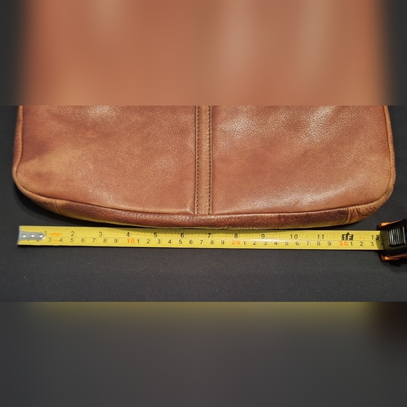 Fossil Foldover Leather Crossbody Messenger Bag - Picture 6 of 15